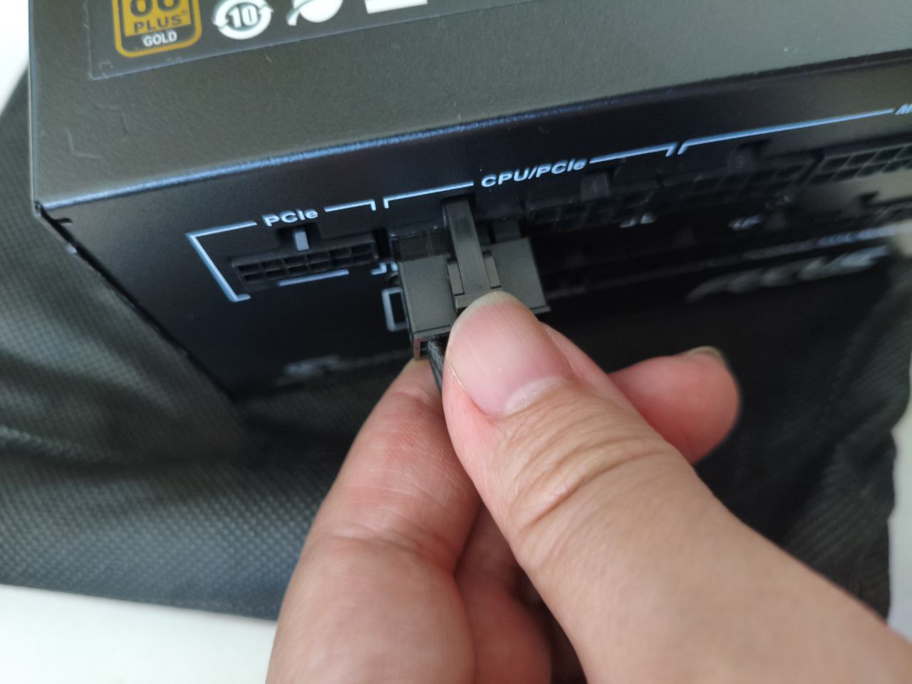 Plugging into the PSU